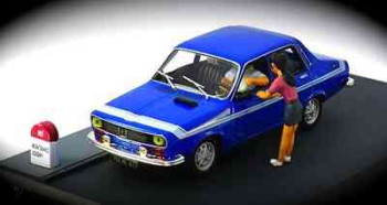 Blue Renault 12 Gordini La Route Bleue  RB3 